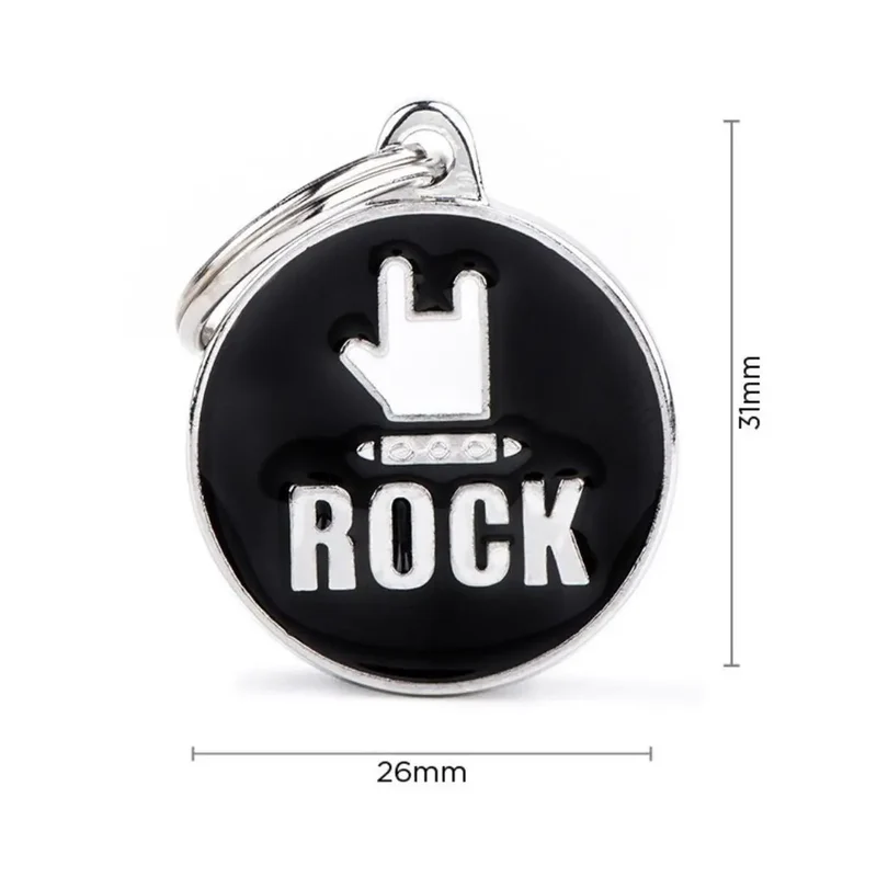 Placa Identificativa MyFamily "Rock"