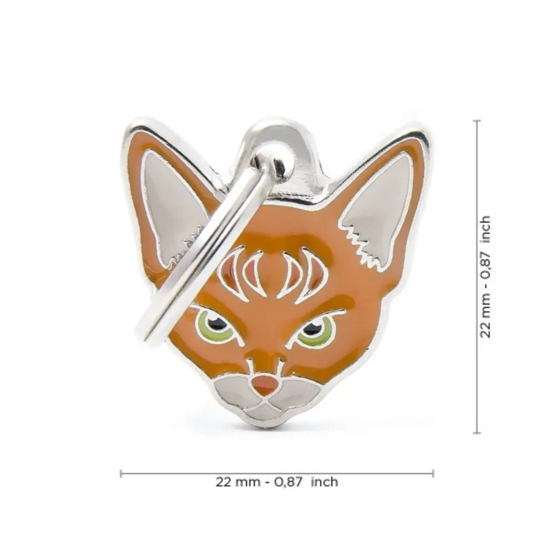 Placa Identificativa MyFamily Gato Abisino