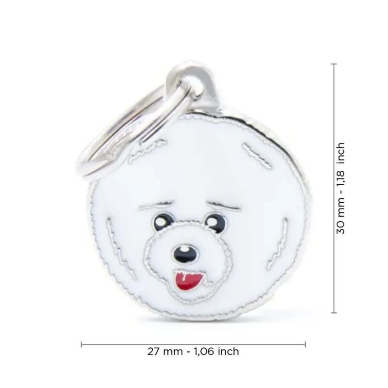 Placa Identificativa MyFamily Bichon Frisé