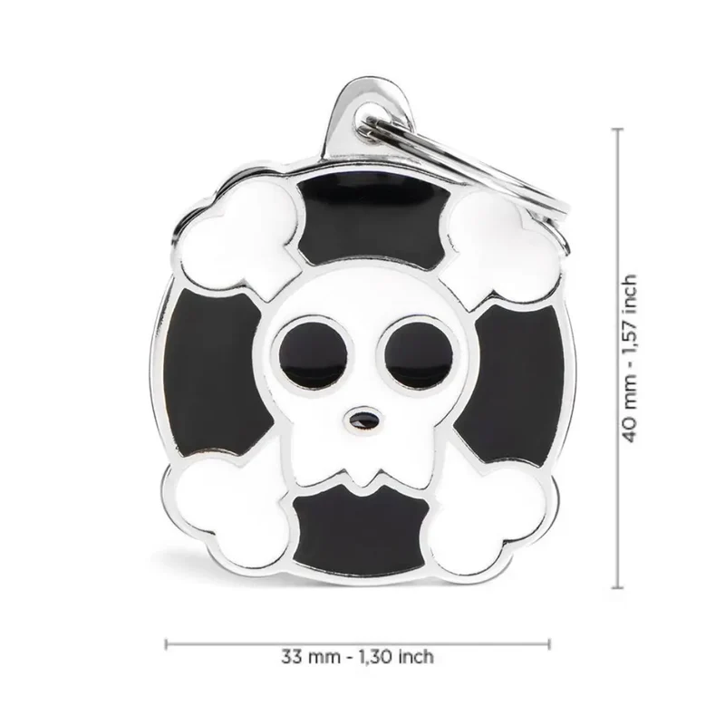 Placa Identificativa MyFamily Calavera Grande