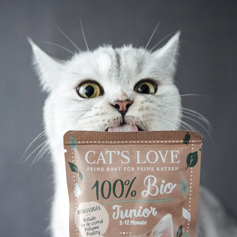 Cat´s Love BIO Junior 100g