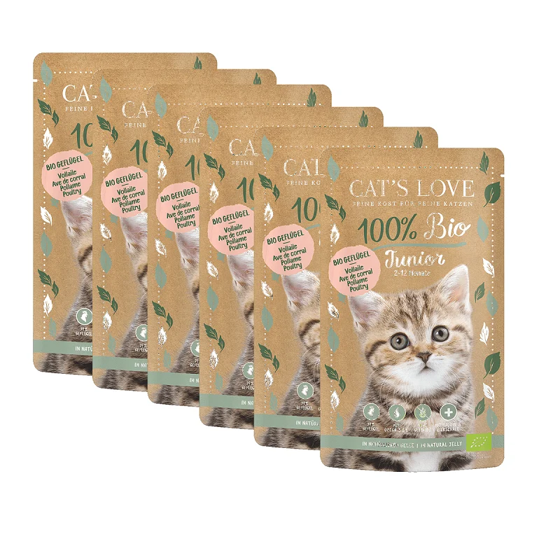 Cat´s Love BIO Junior 100g