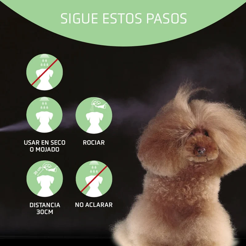 🐶 Artero Acondicionador Mix Spray Sin Aclarado 300 ml | Desenredante y Brillo Profesional para Perros y Gatos