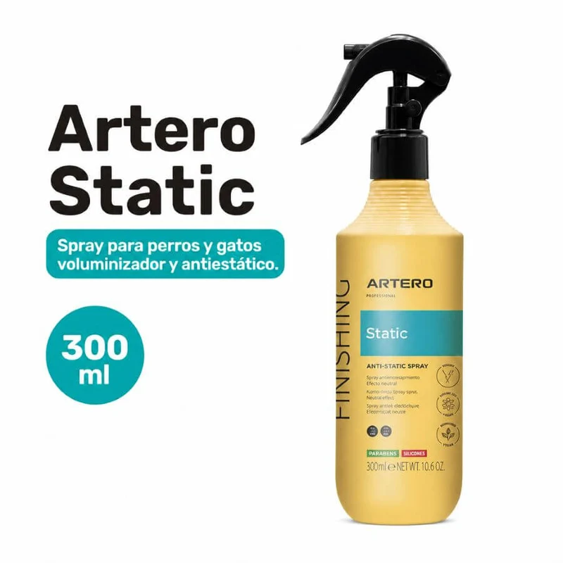 Artero Static Control 300 ml | Spray Antiestático y Volumen