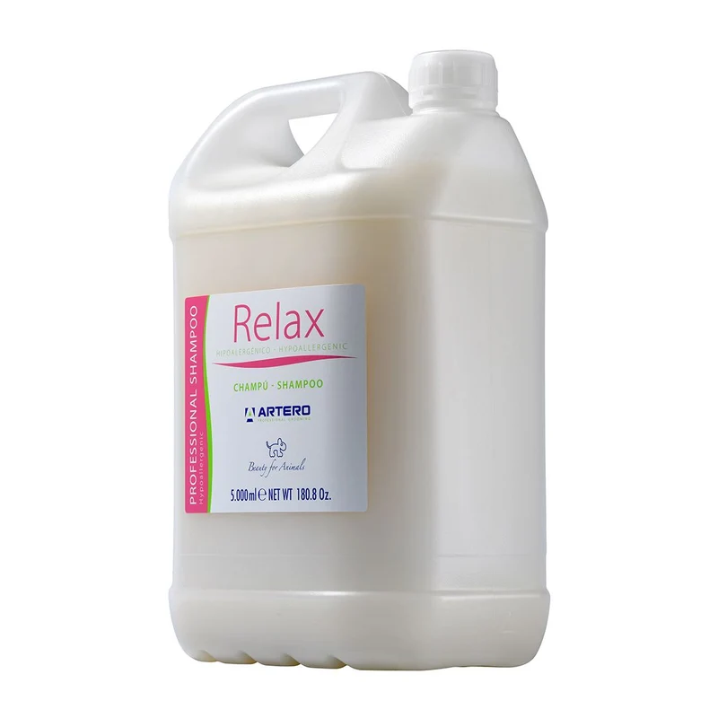 🛁 Champú Hipoalergénico para Perros y Gatos con Pieles Sensibles – Artero Relax 5 litros
