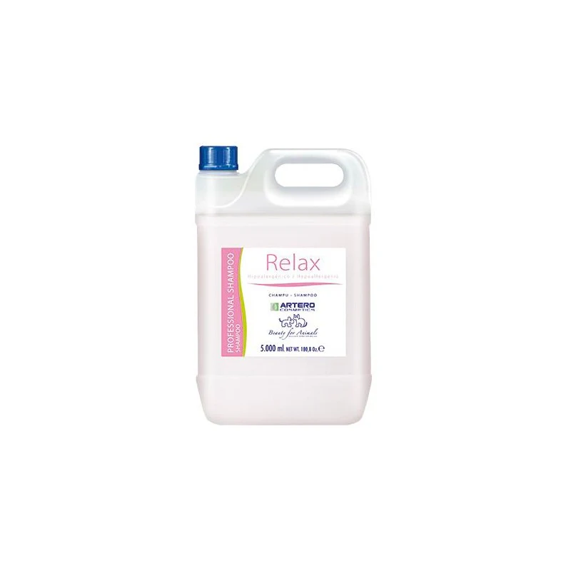 🛁 Champú Hipoalergénico para Perros y Gatos con Pieles Sensibles – Artero Relax 5 litros