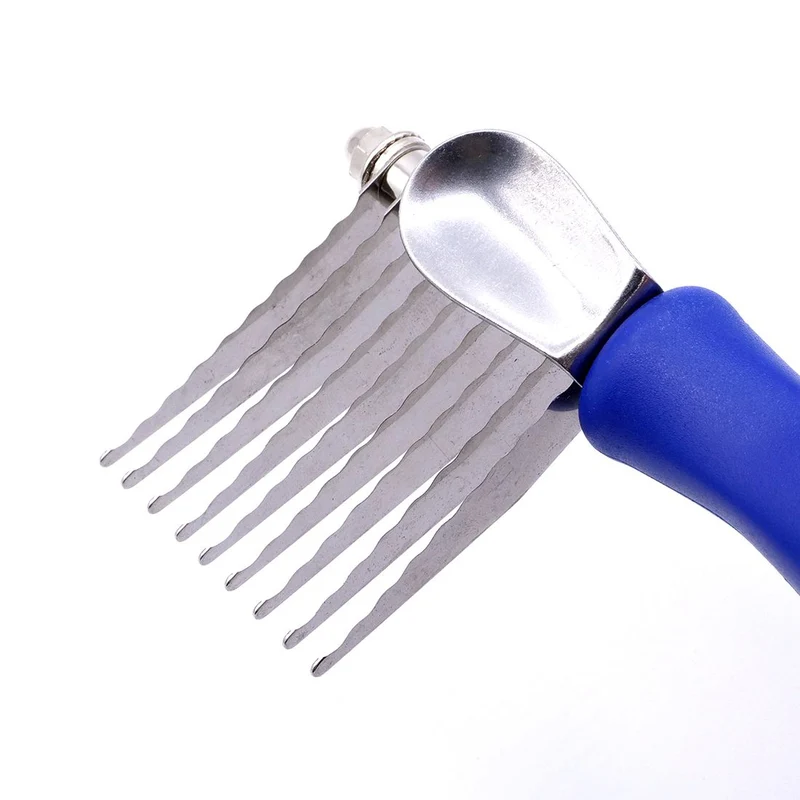🐕 Artero Peine Corta Nudos Lateral Pequeño – 9 Hojas | Ideal para Perros con Pelo Enredado
