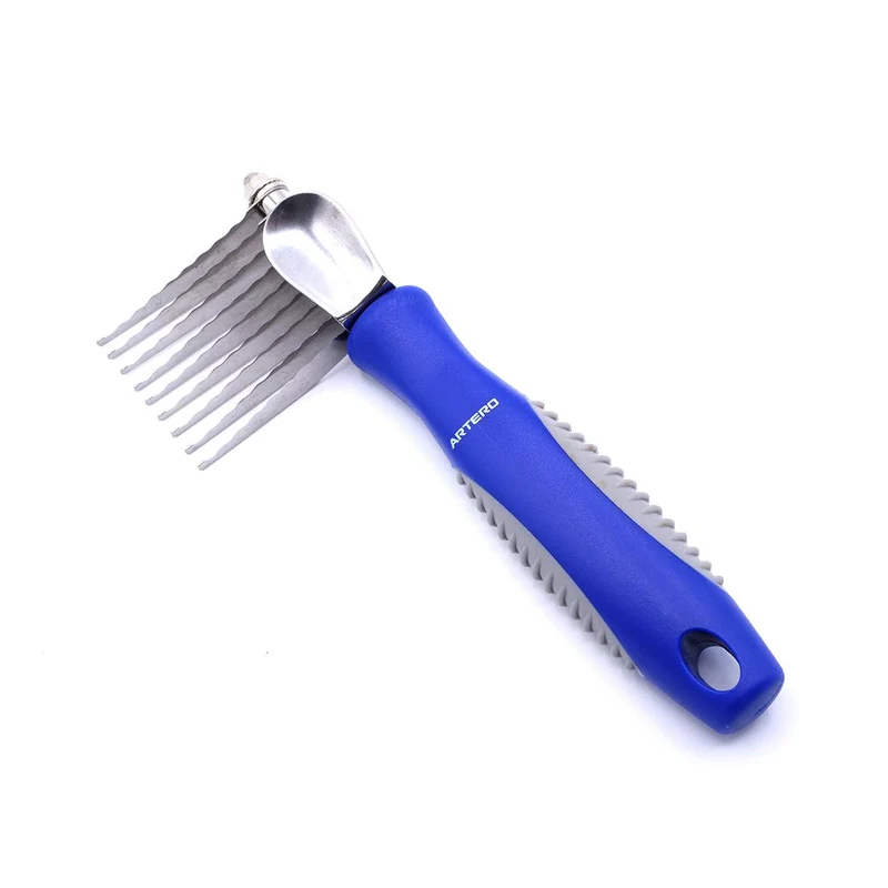 🐕 Artero Peine Corta Nudos Lateral Pequeño – 9 Hojas | Ideal para Perros con Pelo Enredado