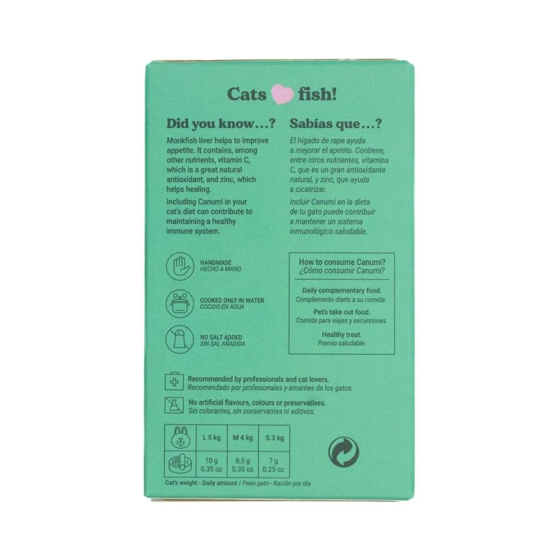 Canumi Cat Hígado de Rape al Natural 115g