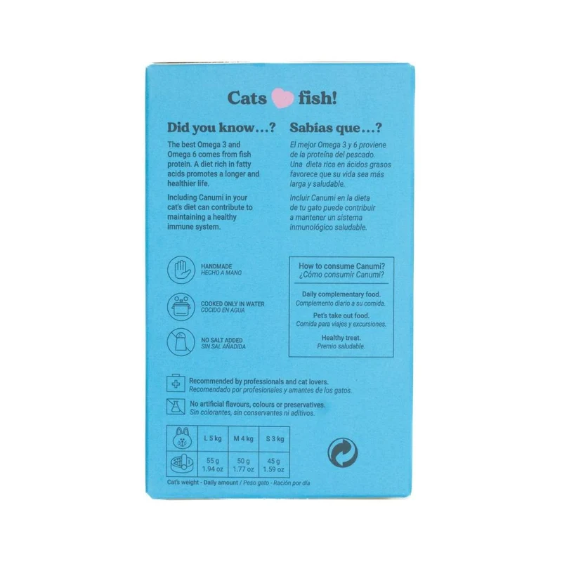 Canumi Cat Filetes de Caballa al Natural 120g
