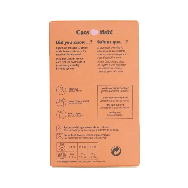Canumi Cat Ventresca de Atún Claro al Natural 120g