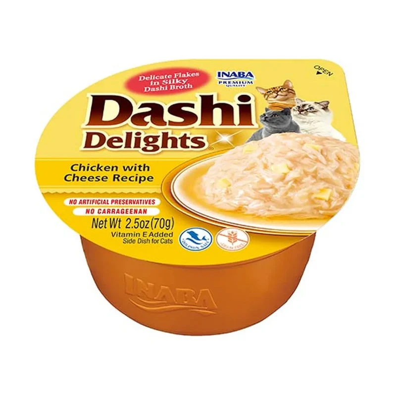 Inaba Cat Churu Dashi Pollo con Queso 70g