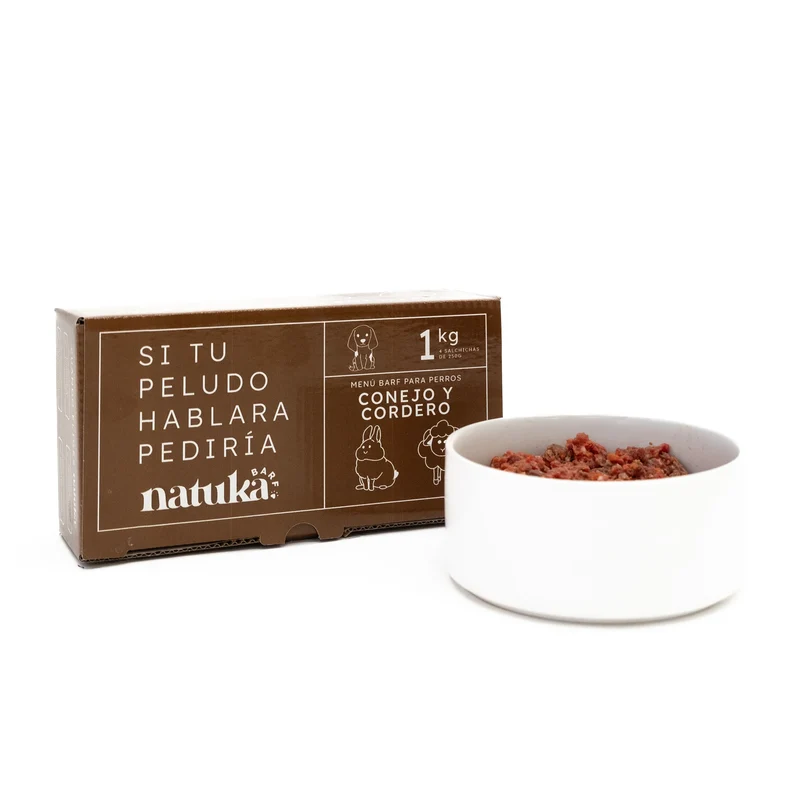 Natuka BARF Menú Conejo y Cordero