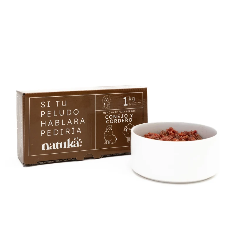 Natuka BARF Menú Conejo y Cordero