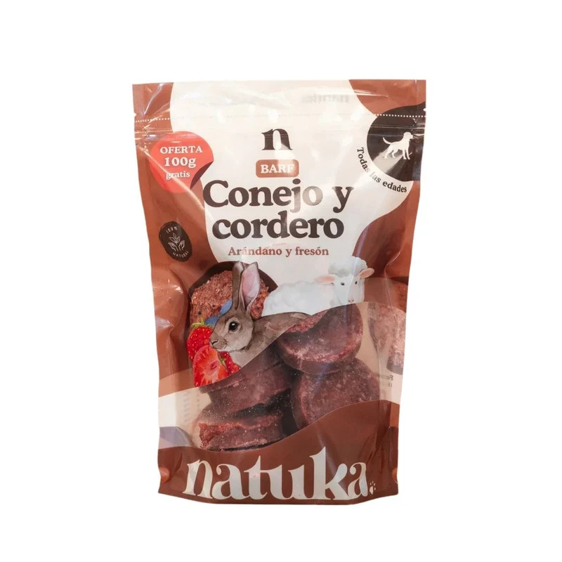 Natuka BARF Menú Conejo y Cordero