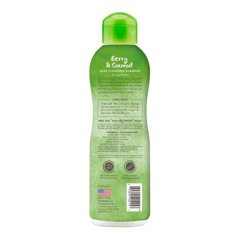 TropiClean Shampoo Berry & Coconut 355ml