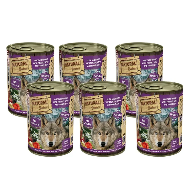 Natural Greatness dog Pato y Conejo 400g