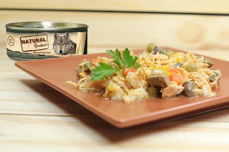 Natural Greatness Pollo con Hígado y Verduras 156g