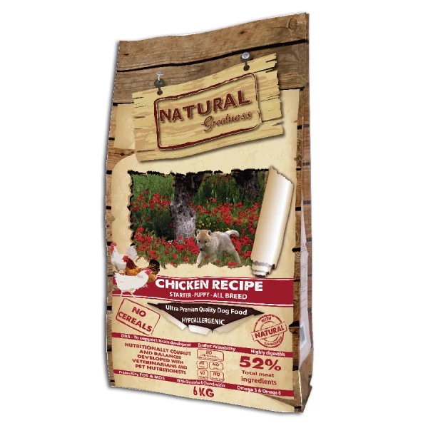 Natural Greatness Puppy-Starter Pollo