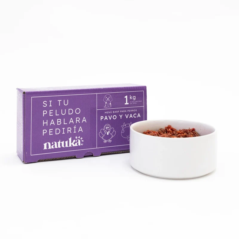 Natuka BARF Menú Pavo y Vaca