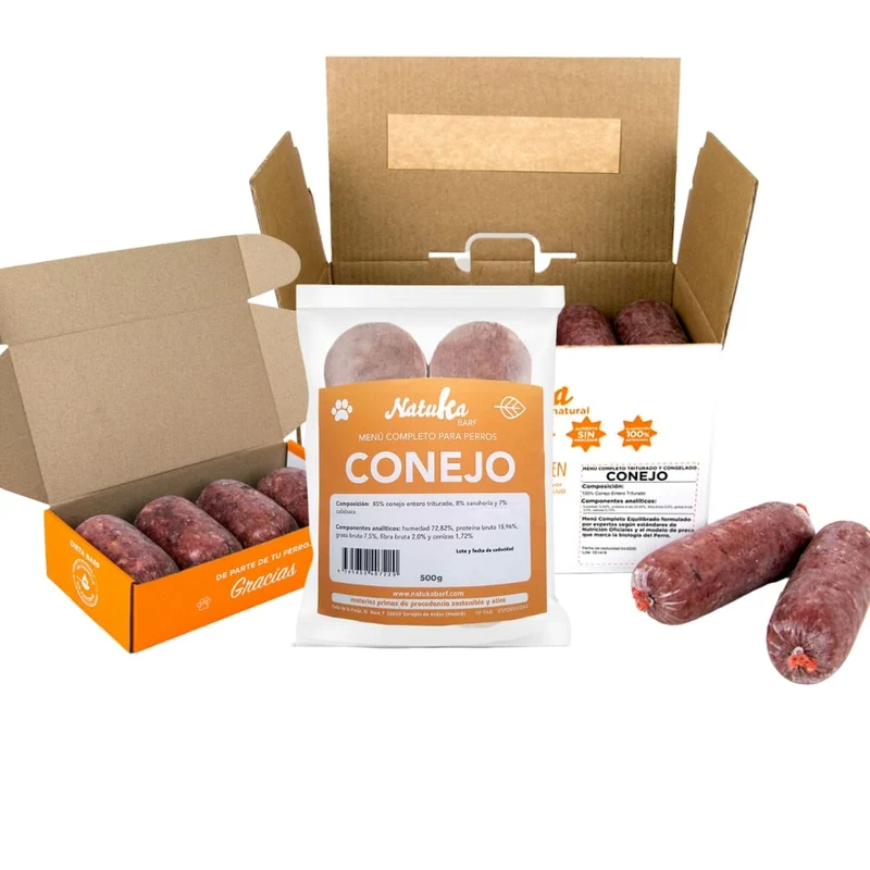 Natuka BARF Menú Conejo