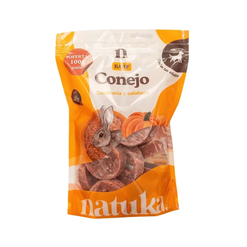Natuka BARF Menú Conejo