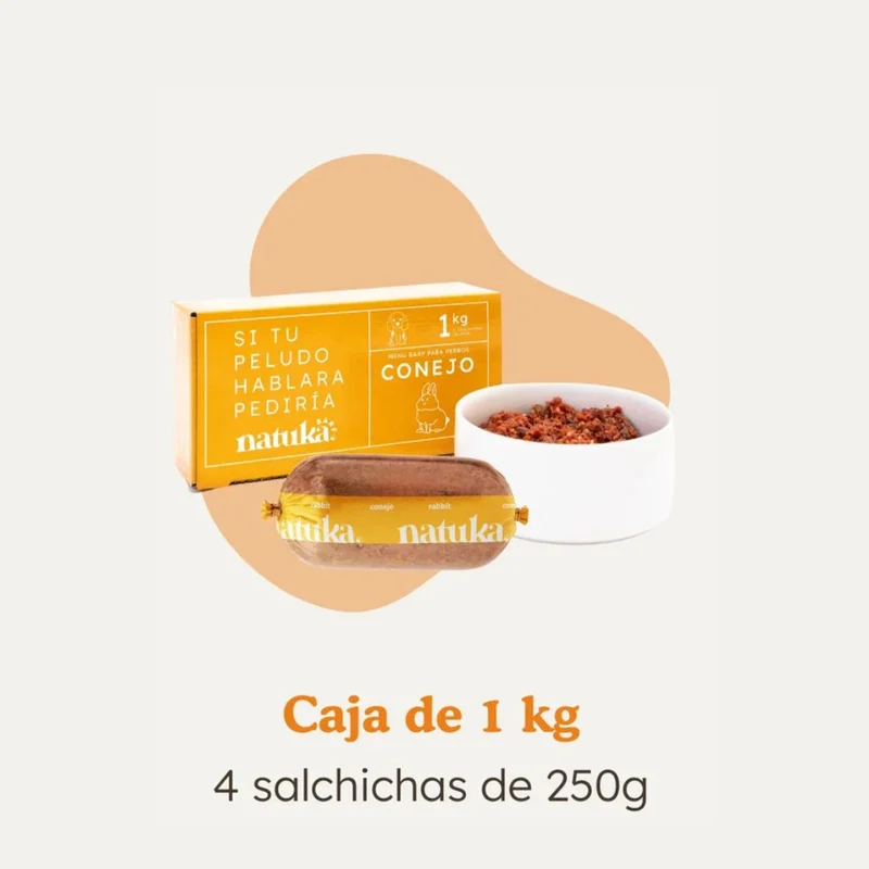 Natuka BARF Menú Conejo