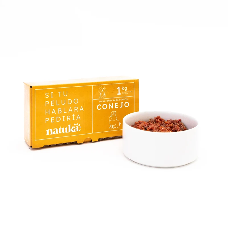 Natuka BARF Menú Conejo