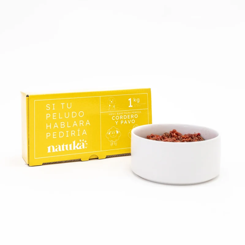 Natuka BARF Menú Cordero y Pavo