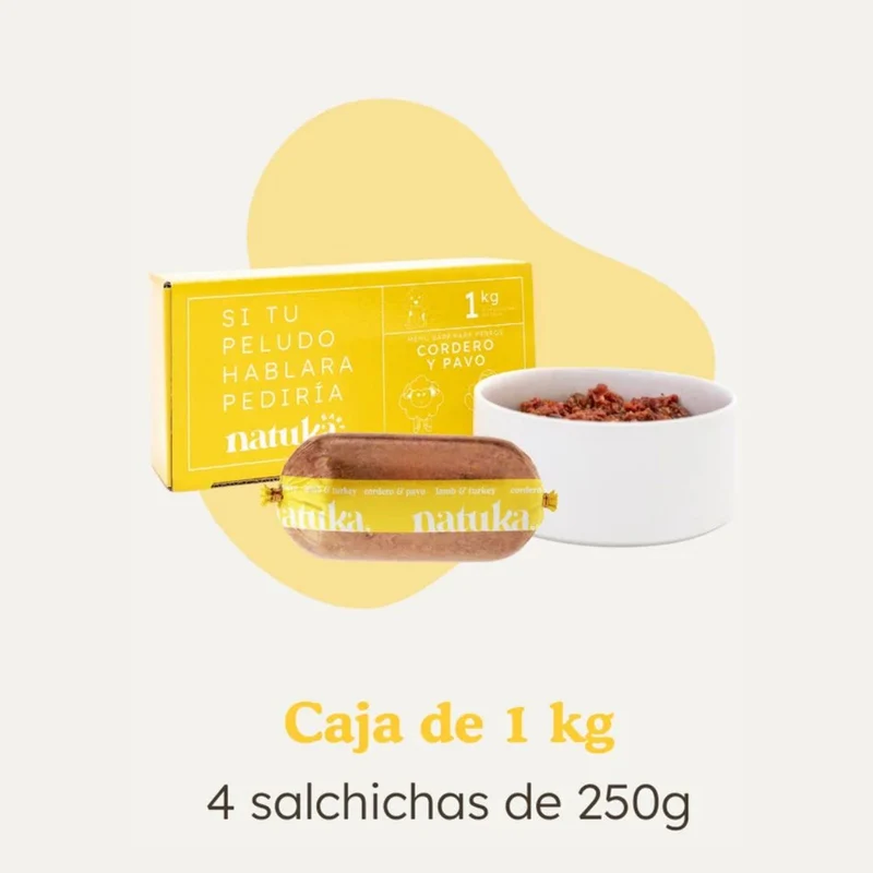 Natuka BARF Menú Cordero y Pavo