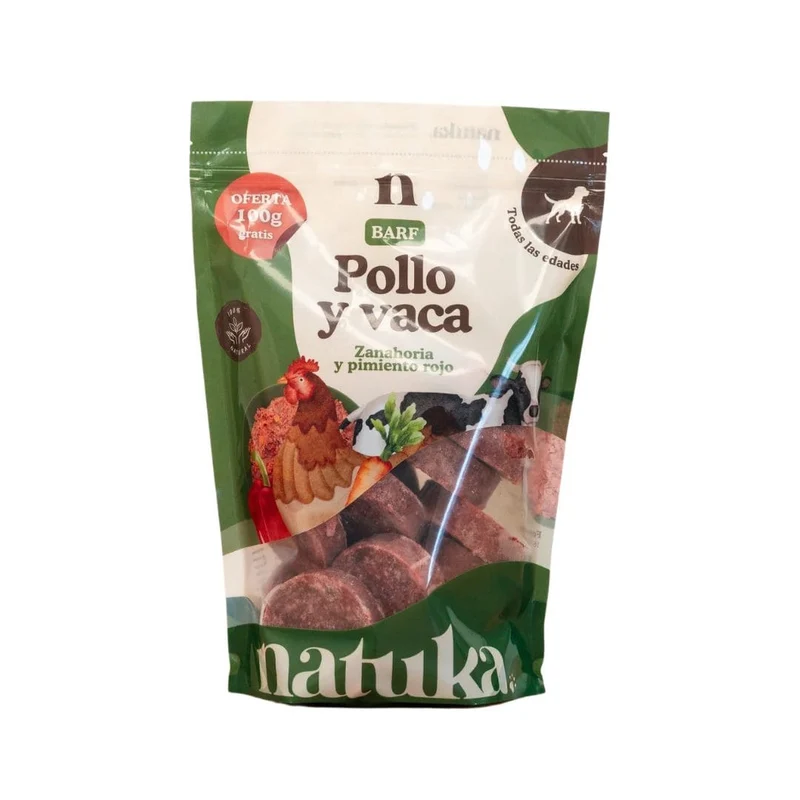 Natuka BARF Menú Pollo y Vaca