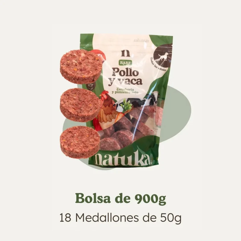 Natuka BARF Menú Pollo y Vaca