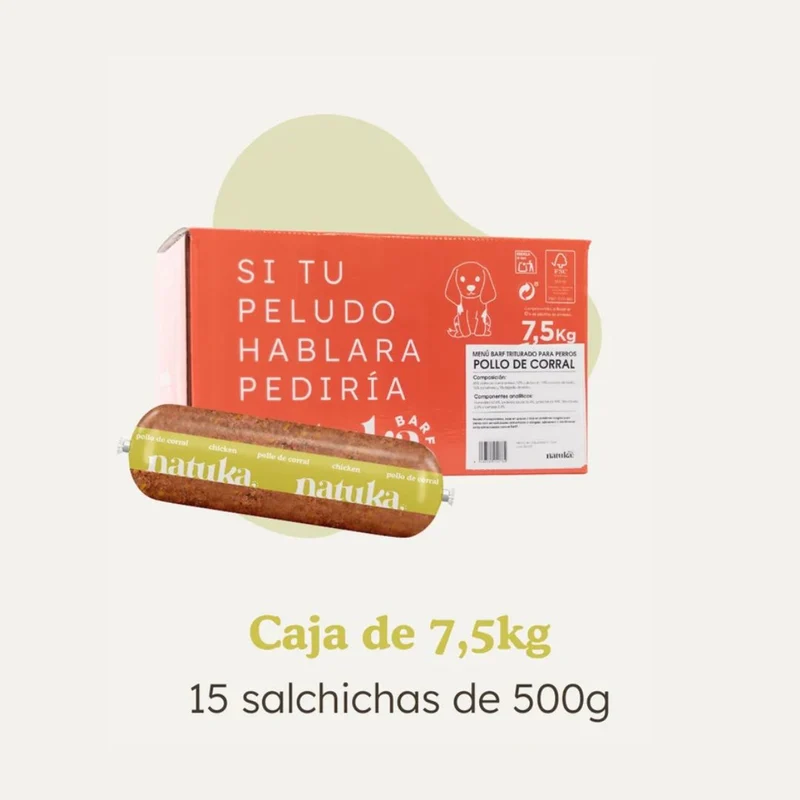 Natuka BARF Menú Pollo de Corral