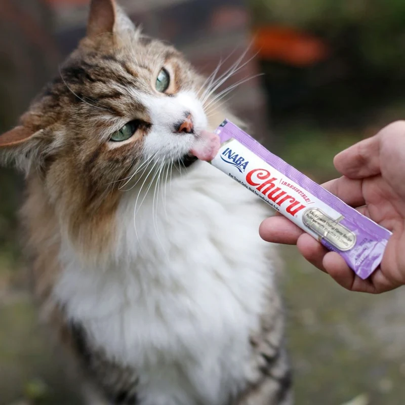 Inaba Cat Churu Pollo con Gambas 4x14g