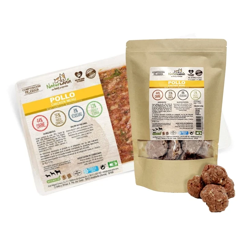 Naturcanin dog Menú de Pollo