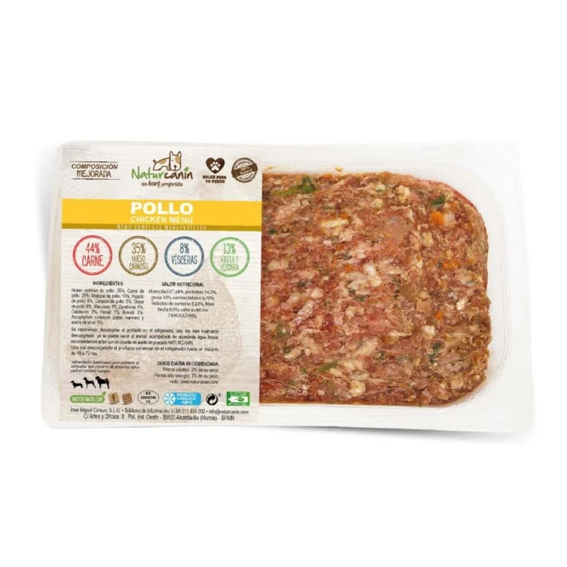 Naturcanin dog Menú de Pollo
